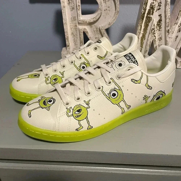 Adidas Monsters Inc. x Stan Smith 'Mike Wazowski' Sneaker - Picture 5 of 6